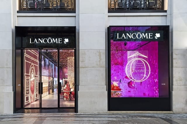 Boutique Lancôme - Top 15 marques de luxe françaises